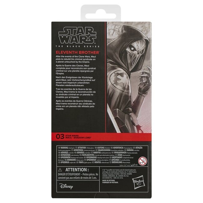 Star Wars: Maul – Schattenlord Black Series Actionfigur Elfter Bruder 15 cm
