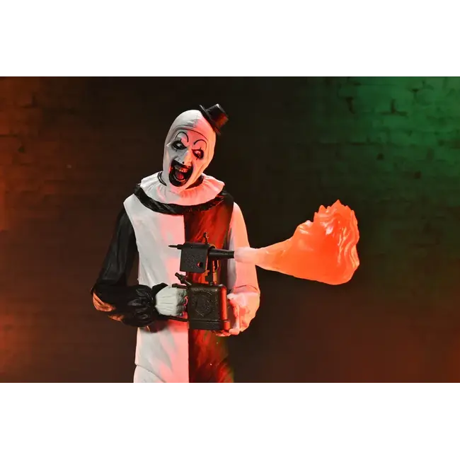 Terrifier 2 Ultimate Actionfigur Arth der Clown & Kleines bleiches Mädchen 18 cm