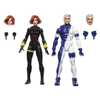 Hasbro Avengers Marvel Legends Action Figure 2-Pack Black Widow & Quicksilver 15 cm