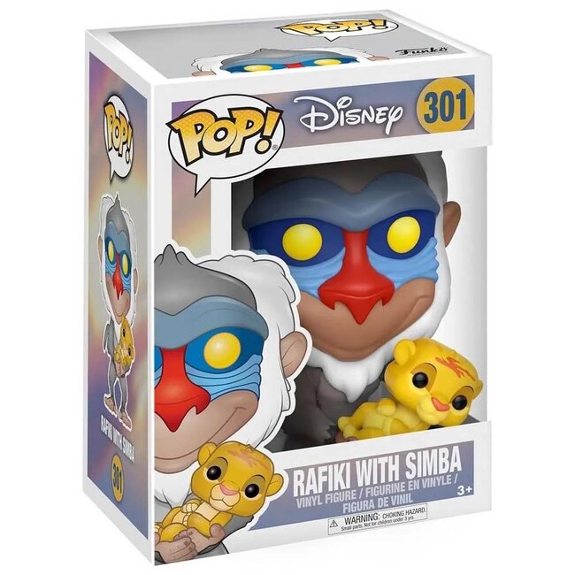 The Lion King POP! Disney Vinyl Figure Rafiki & Simba 9 cm