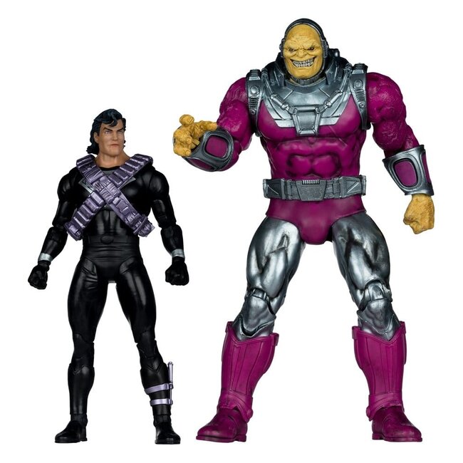 DC Multiverse Megafig Action Figure 2-Pack Mongul vs Superman (Return of Superman) 25 cm