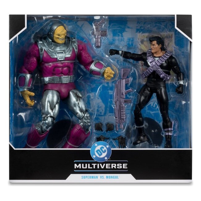 DC Multiverse Megafig Action Figure 2-Pack Mongul vs Superman (Return of Superman) 25 cm