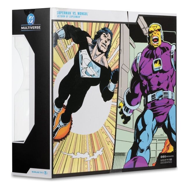 DC Multiverse Megafig Actionfiguren-Doppelpack: Mongul vs. Superman (Die Rückkehr von Superman) 25 cm