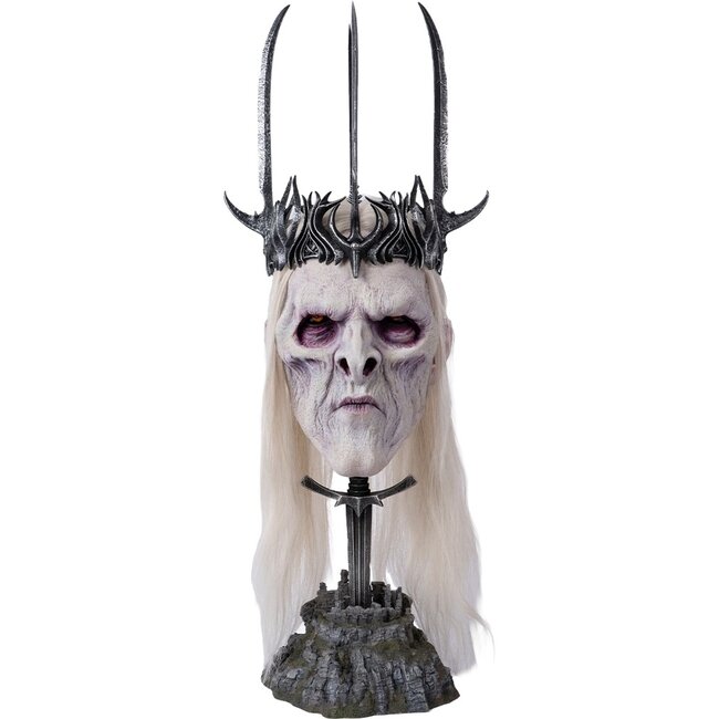 Pure Arts Herr der Ringe Kunstmaske Statue 1/1 Hexenkönig von Angmar 73 cm