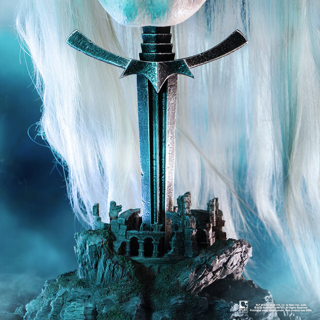 Herr der Ringe Kunstmaske Statue 1/1 Hexenkönig von Angmar 73 cm