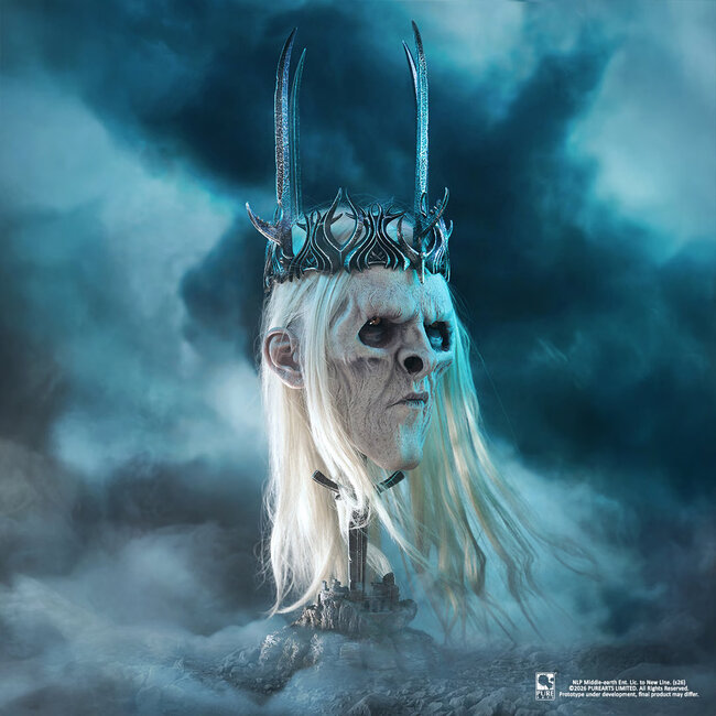 Herr der Ringe Kunstmaske Statue 1/1 Hexenkönig von Angmar 73 cm