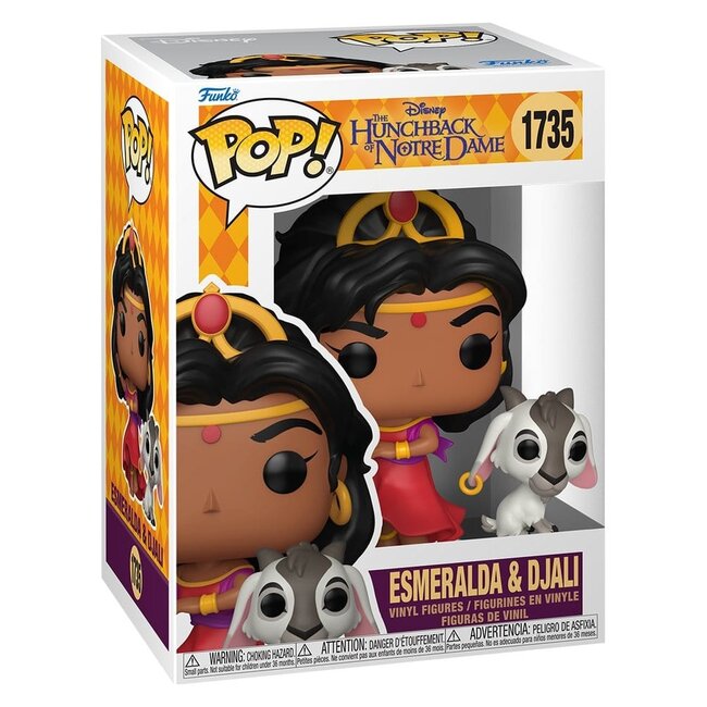The Hunchback of Notre Dame POP! Vinyl Figure Esmeralda & Djali 9 cm