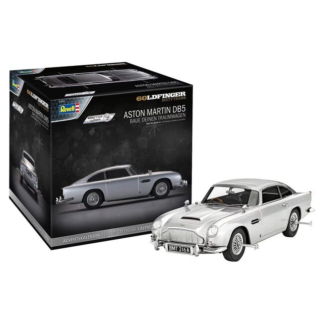 James Bond Revell Adventskalender Aston Martin DB5 Modellbausatz 21 cm