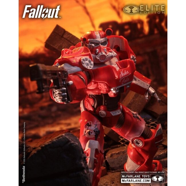 Fallout McFarlane Elite Edition Actionfigur Fallout 76 Nuka Cola T-60 (Gold Label) 19 cm