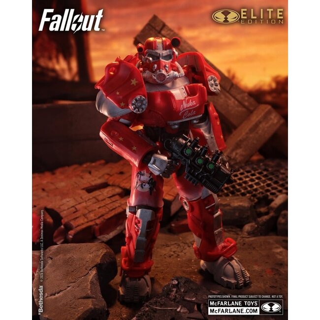 Fallout McFarlane Elite Edition Actionfigur Fallout 76 Nuka Cola T-60 (Gold Label) 19 cm