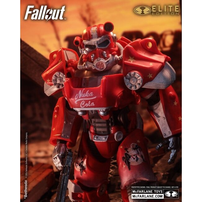 Fallout McFarlane Elite Edition Actionfigur Fallout 76 Nuka Cola T-60 (Gold Label) 19 cm