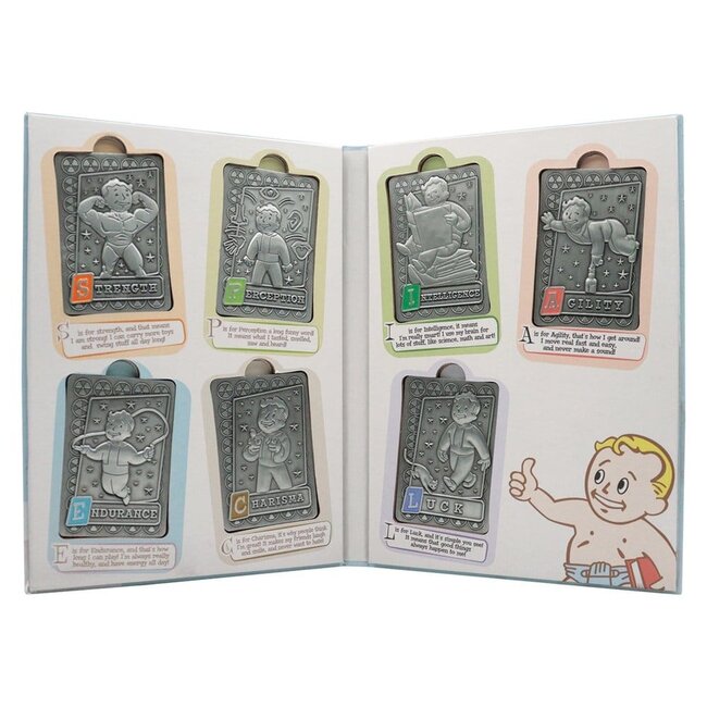 FaNaTtik Fallout Ingots with Album S.P.E.C.I.A.L. Perk Card Collector’s Album