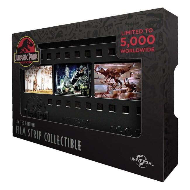 Jurassic Park Ingot Metal Film Strip Collectible 12 cm