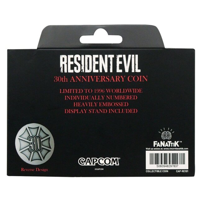 Resident Evil Collectable Coin 30th Anniversary