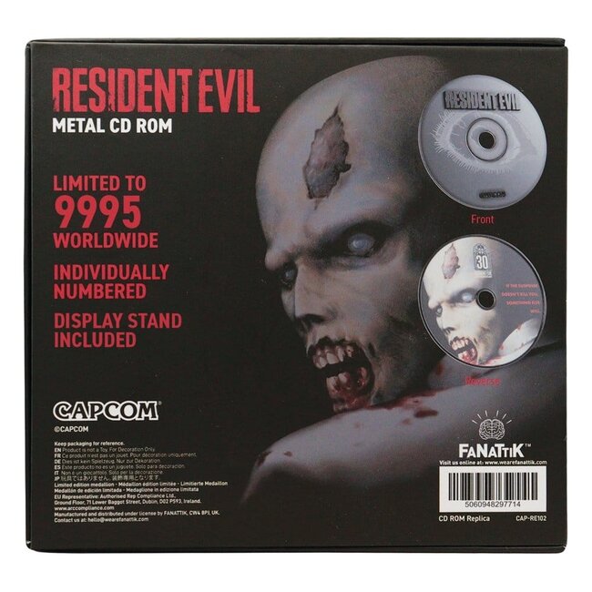 Resident Evil Replica CD-ROM 30th Anniversary Limited Edition 11 cm