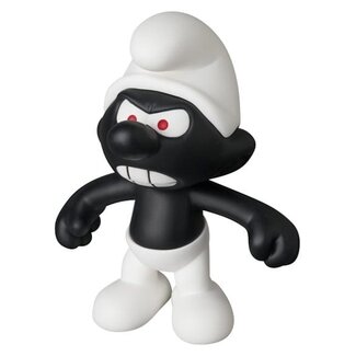 Medicom The Smurfs UDF Mini Figure Black Smurf 8 cm