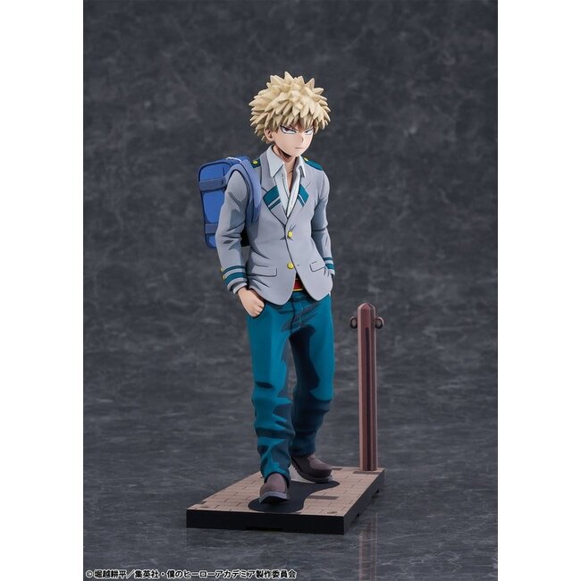 My Hero Academia PVC-Figur 1/8 Katsuki Bakugo UA High School Uniform 2Dimensioning Version 23 cm