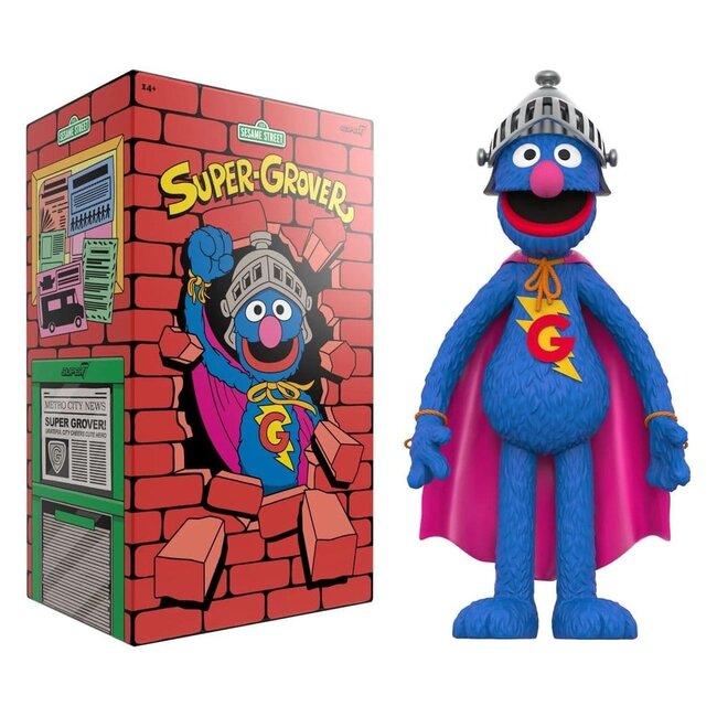 Sesame Street Supersize Vinyl Figure Super Grover 36 cm