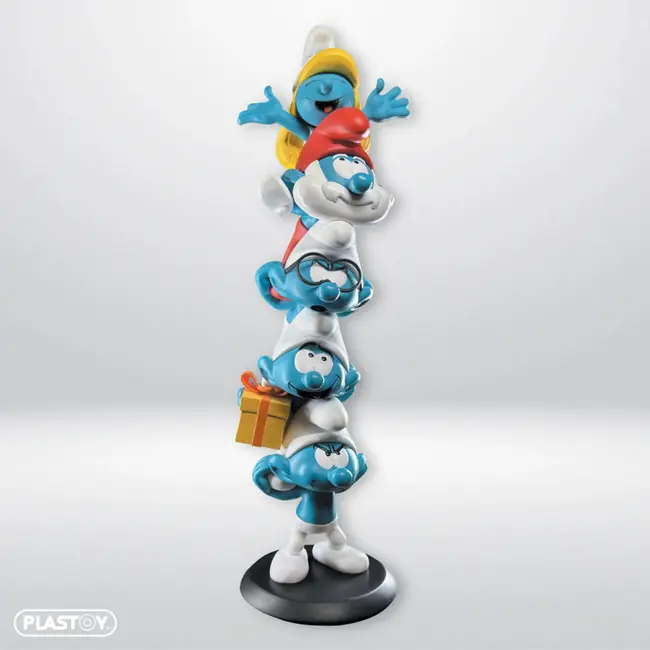 The Smurfs Statue Smurfs Column Polychrome Edition 50 cm