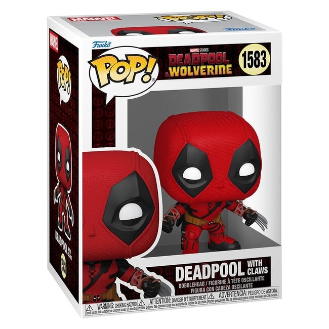 Deadpool & Wolverine POP! Vinylfigur Deadpool mit Krallen 9 cm