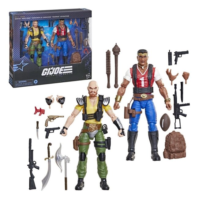 Hasbro G.I. Joe Classified Series Action Figure 2-Pack #193 David "Red Dog" Taputapu & Varujan "Taurus" Ayvazyan 15 cm