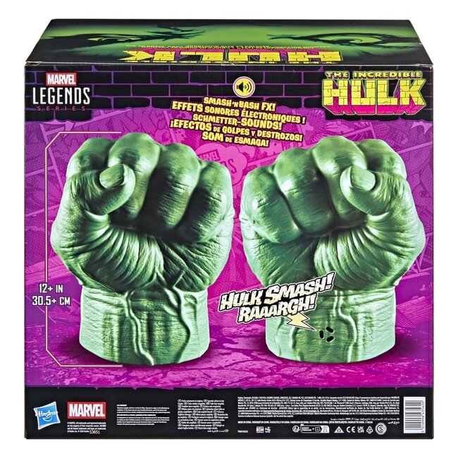 The Incredible Hulk Marvel Legends Premium Roleplay Fists