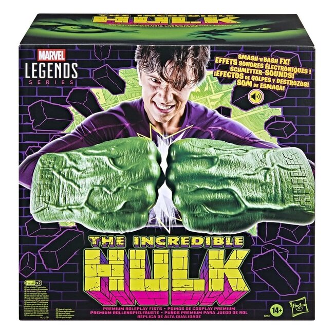 The Incredible Hulk Marvel Legends Premium Roleplay Fists