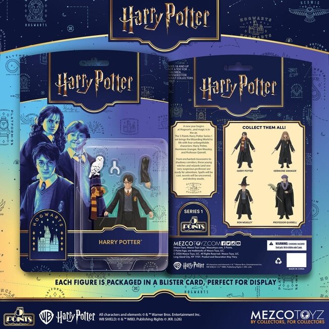 Harry Potter: 5 Punkte Harry Potter Serie 1 Af Set (4)