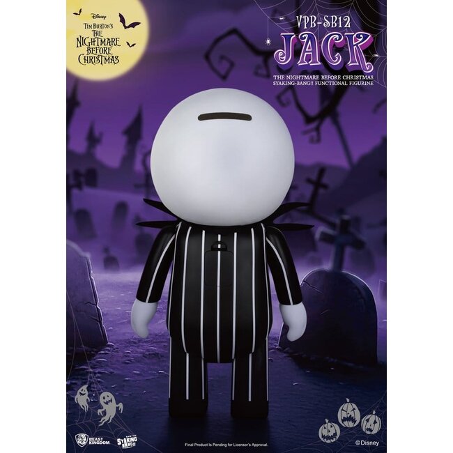 The Nightmare Before Christmas syaking-bang Figure Bank Jack 47 cm