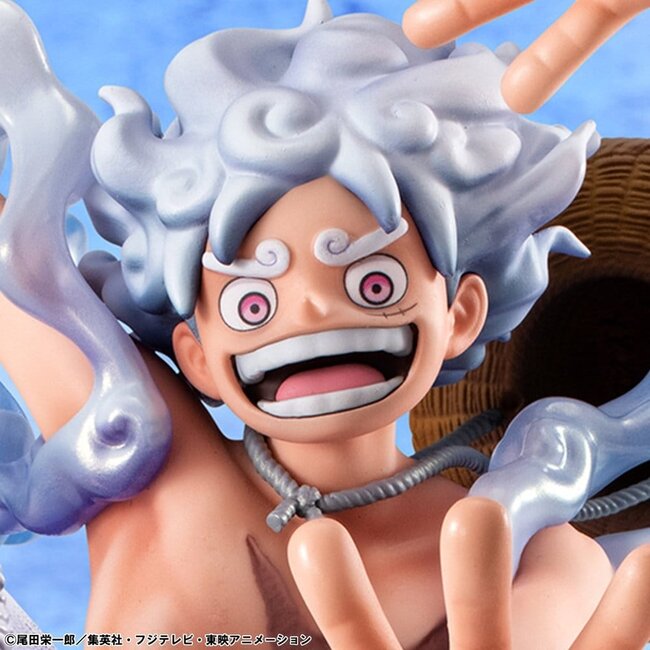 One Piece Portrait.Of.Pirates PVC-Figur „Evolutionsgeschichte“ Monkey D. Luffy „Gear Fifth“ 26 cm
