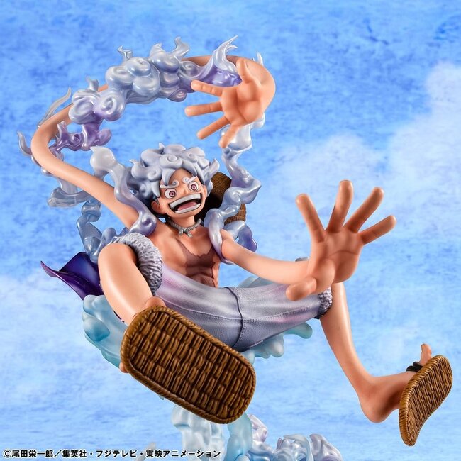 One Piece Portrait.Of.Pirates PVC-Figur „Evolutionsgeschichte“ Monkey D. Luffy „Gear Fifth“ 26 cm