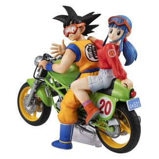 Megahouse Dragon Ball Z Desktop Real McCoy PVC Figure 05 Son Goku & Chichi Limited Repeat Ver. 15 cm