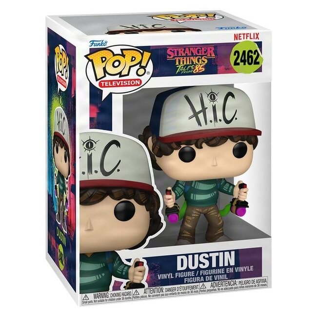 Stranger Things: Geschichten aus '86 POP! Animation Vinylfigur Dustin 9 cm