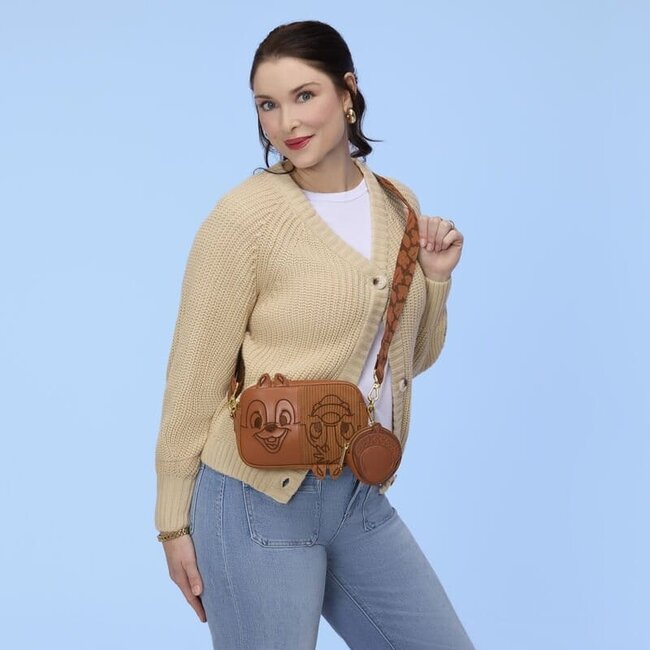 Chip 'n Dale: Rescue Rangers by Loungefly Sling Bag with Coin Purse Corduroy