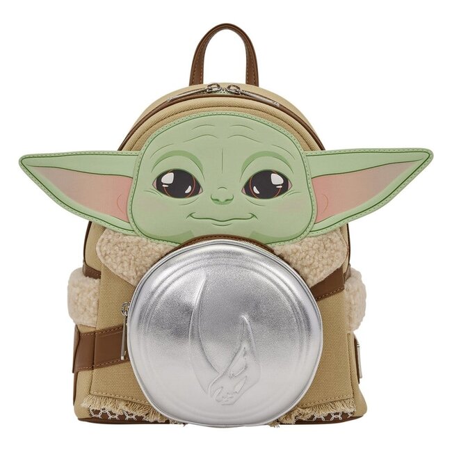 Loungefly Star Wars: The Mandalorian von Loungefly Mini-Rucksack von Grogu & Anzellan