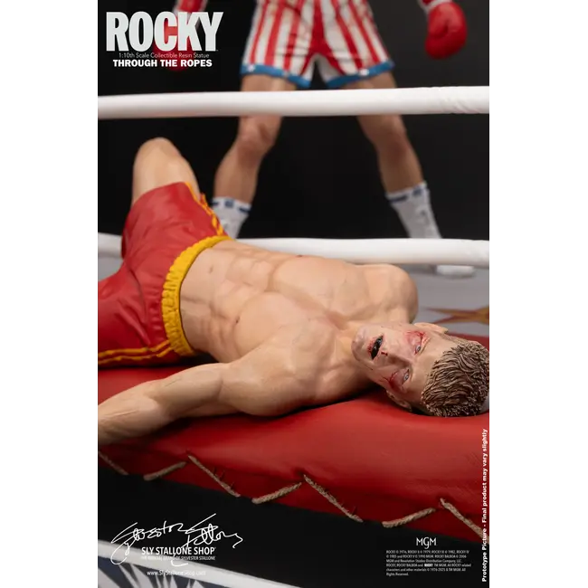 Rocky Over Drago Through The Ropes 1/10 Statue 26 cm