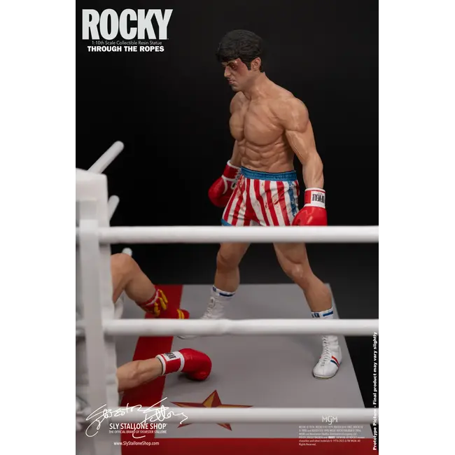 Rocky Over Drago Through The Ropes 1/10 Statue 26 cm
