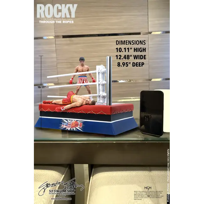 Rocky Over Drago Through The Ropes 1/10 Statue 26 cm