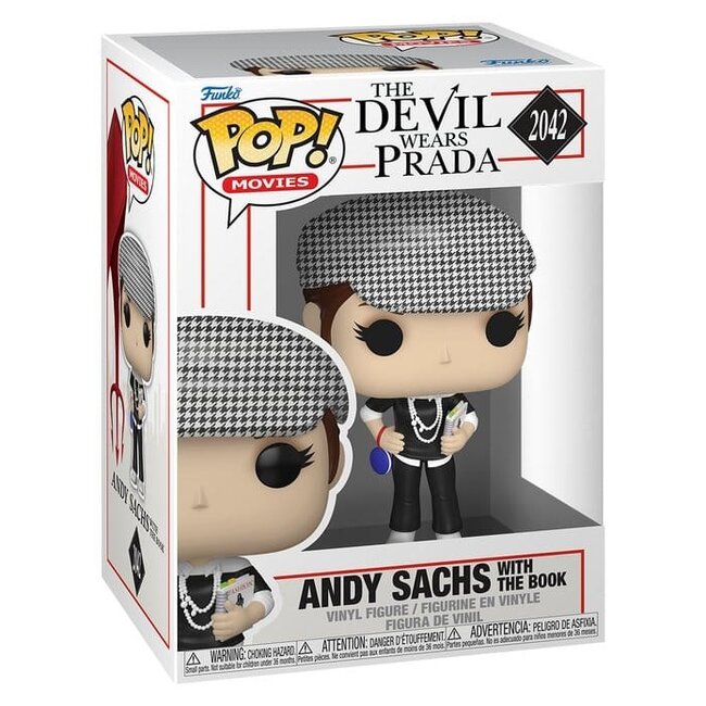 Der Teufel trägt Prada POP! Movies Vinylfigur Andy Sachs mit dem Buch, 9 cm