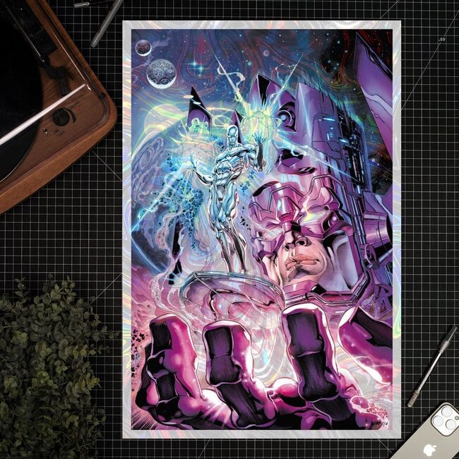 Marvel Fine Art Print Death of the Silver Surfer 41 x 61 cm - unframed