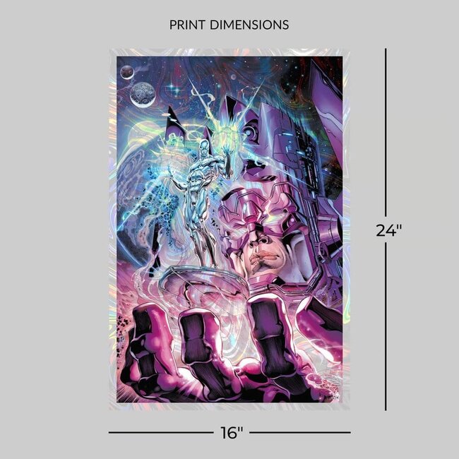 Marvel Kunstdruck „Tod des Silver Surfer“ 41 x 61 cm – ungerahmt