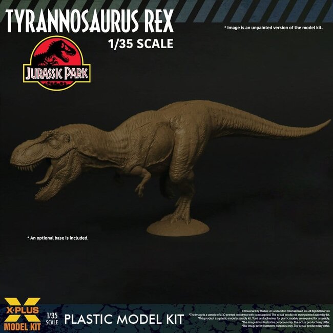 Jurassic Park Plastikmodellbausatz 1/35 Tyrannosaurus Rex 42 cm