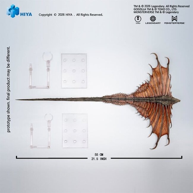 Godzilla vs. Kong Exquisite Basic Series Action Figure Warbat 55 cm