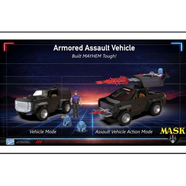 M.A.S.K. Wave 2 Vehicle AAV (Armored Assault Vehicle)