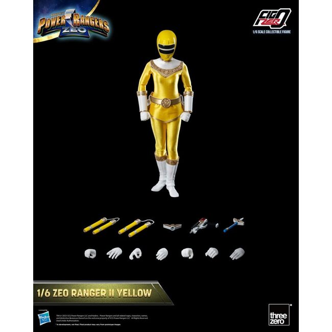Power Rangers Zeo FigZero Action Figure 1/6 Ranger II Yellow 30 cm