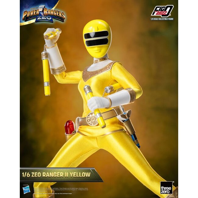 Power Rangers Zeo FigZero Actionfigur 1/6 Ranger II Gelb 30 cm