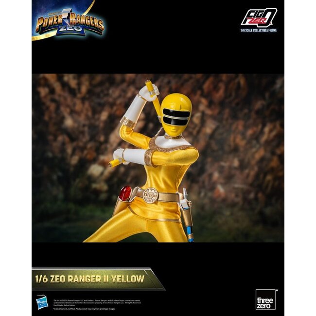 Power Rangers Zeo FigZero Action Figure 1/6 Ranger II Yellow 30 cm