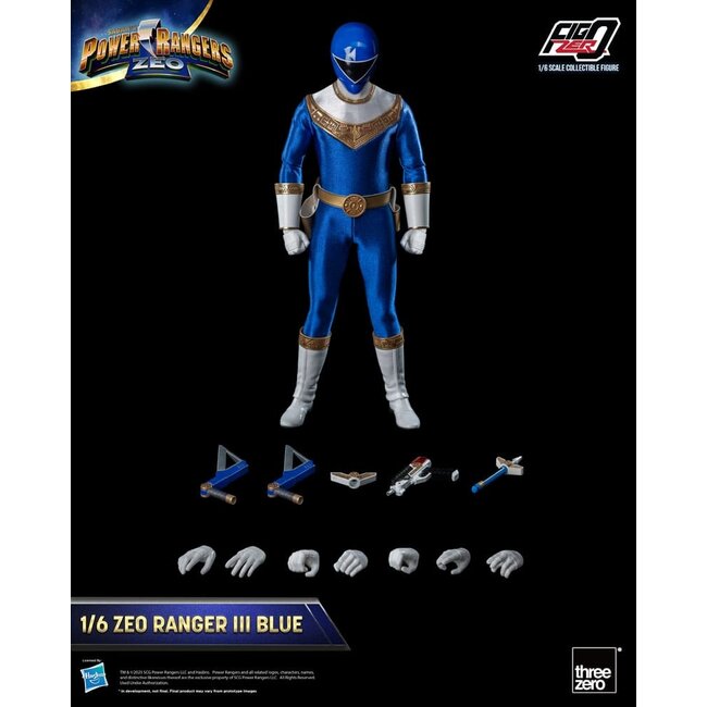 Power Rangers Zeo FigZero Actionfigur 1/6 Ranger III Blau 30 cm