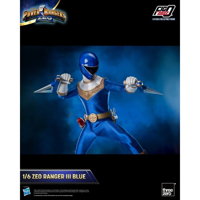 Power Rangers Zeo FigZero Actionfigur 1/6 Ranger III Blau 30 cm