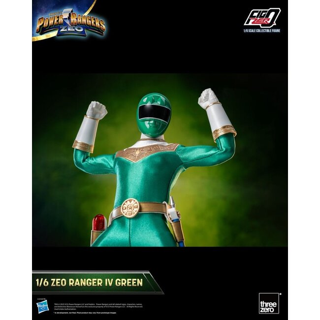Power Rangers Zeo FigZero Action Figure 1/6 Ranger IV Green 30 cm